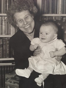 This account draws from a church history written by Helen P. Field. She's holding her granddaughter, Annie, in this photo.